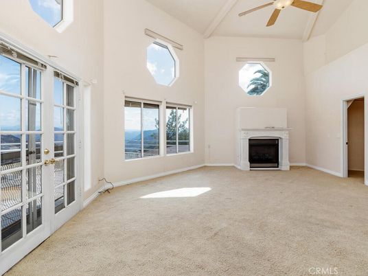 Empty room, Fireplace, Interior