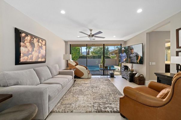Interior, Living room, Recessed Lighting