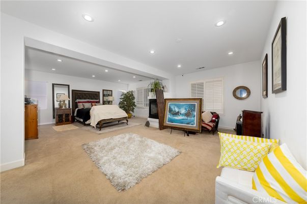 Bedroom, Interior, Recessed Lighting