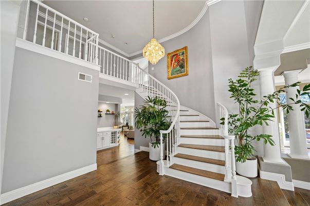 Chandelier, Interior, Pendant Lights, Recessed Lighting, Wood Texture Flooring