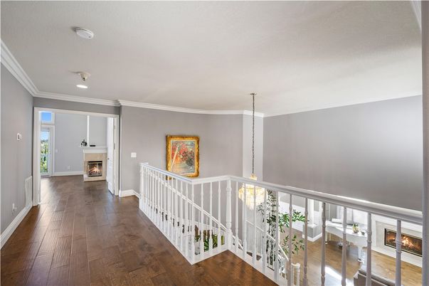 Fireplace, Interior, Pendant Lights, Wood Texture Flooring