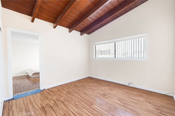 Empty room, Interior, Wooden Beams, Wooden Ceilings, Wood Texture Flooring