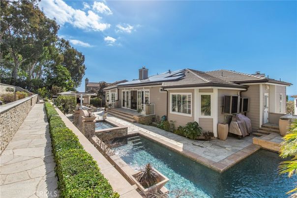Exterior, Pool, Solar Panels