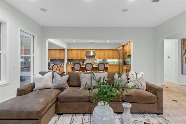 Interior, Kitchen, Living room, Recessed Lighting
