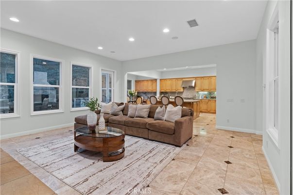 Interior, Kitchen, Living room, Recessed Lighting