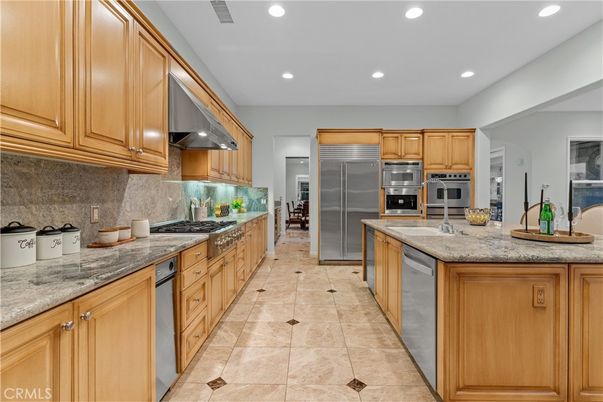Interior, Kitchen, Recessed Lighting, Stainless Steel Appliances