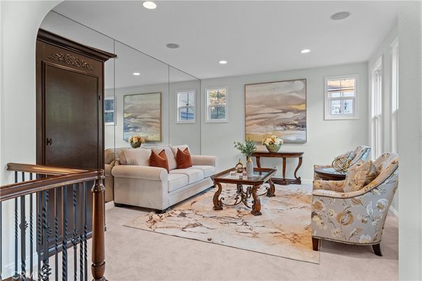 Interior, Living room, Recessed Lighting