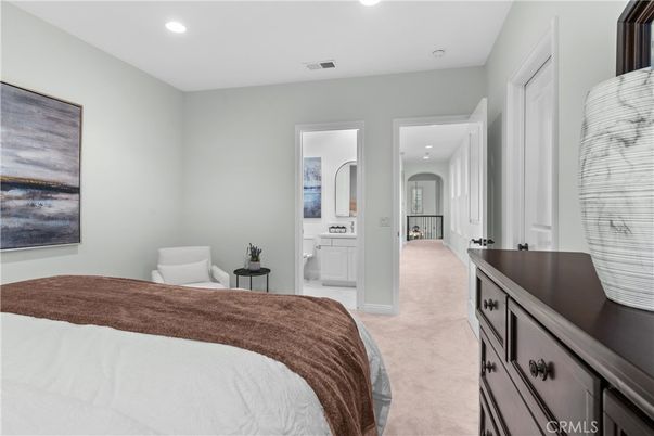 Bedroom, Interior, Recessed Lighting