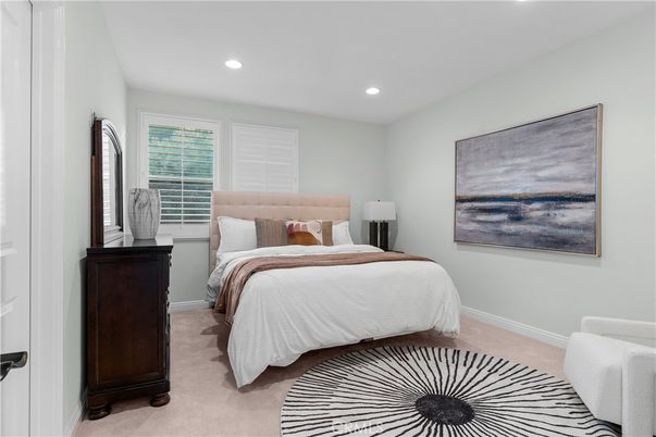 Bedroom, Interior, Recessed Lighting