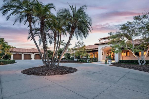 Attached, Backyard, Exterior, Facade, Mediterranean
