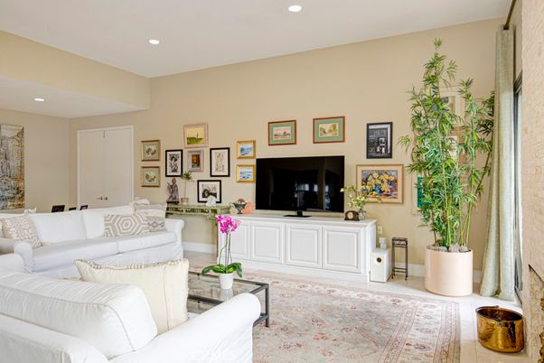 Interior, Living room, Recessed Lighting