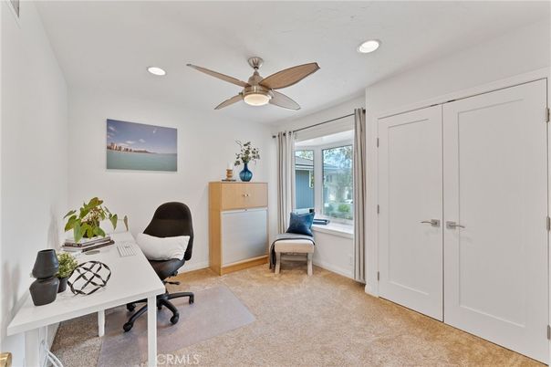 Home Office, Interior, Recessed Lighting