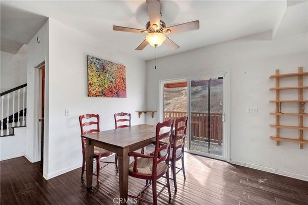Dining room, Interior, Wood Texture Flooring