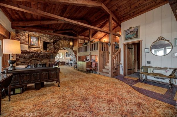 Fireplace, Interior, Stone Walls, Wooden Beams, Wooden Ceilings
