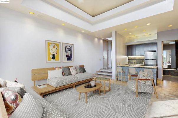 Interior, Kitchen, Living room, Recessed Lighting, Stainless Steel Appliances
