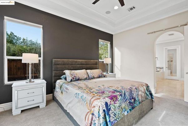 Bedroom, Interior, Recessed Lighting