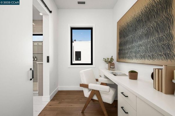 Home Office, Interior, Wood Texture Flooring