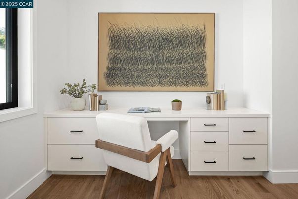 Home Office, Interior, Wood Texture Flooring