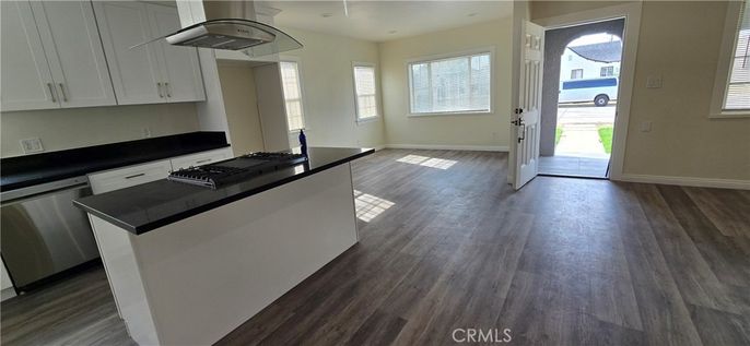 Interior, Kitchen, Wood Texture Flooring