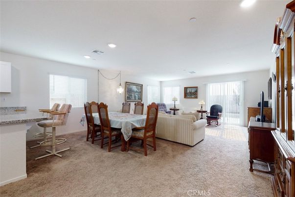 Dining room, Interior, Living room, Recessed Lighting