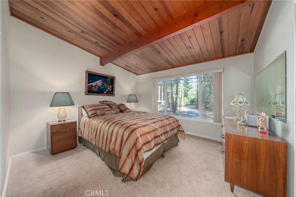 Bedroom, Interior, Wooden Beams, Wooden Ceilings