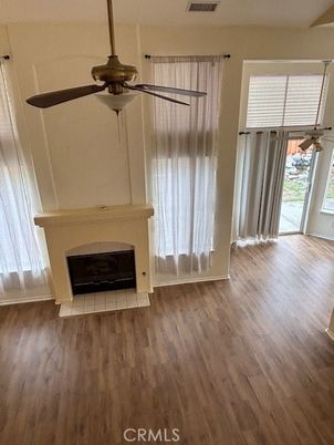 Fireplace, Interior, Wood Texture Flooring