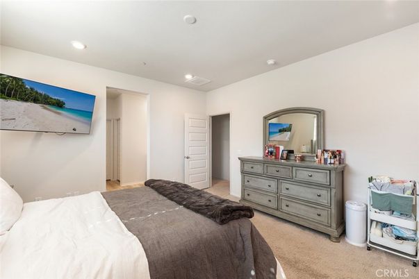 Bedroom, Interior, Recessed Lighting