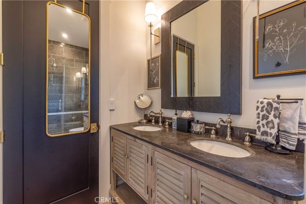 Bathroom, Dual Sink Vanities, Glass Shower, Interior