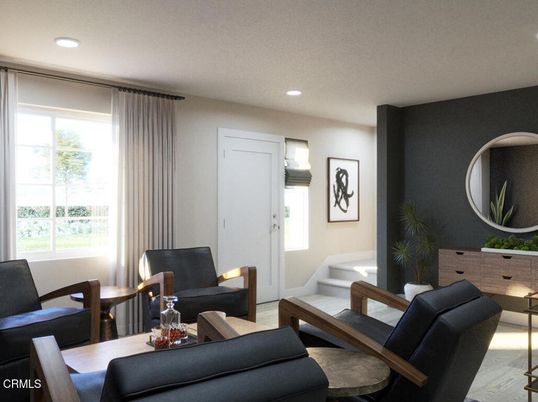 Interior, Living room, Recessed Lighting