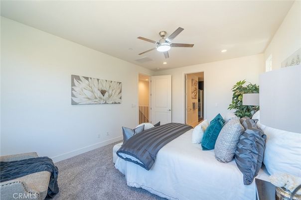 Bedroom, Interior, Recessed Lighting