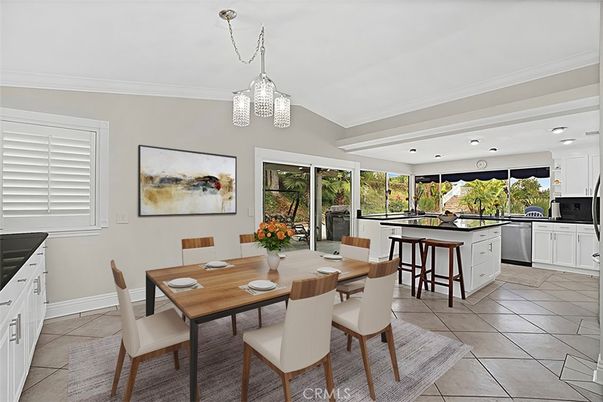 Dining room, Interior, Kitchen, Pendant Lights, Recessed Lighting