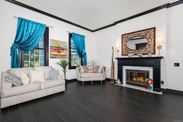 Fireplace, Interior, Wood Texture Flooring