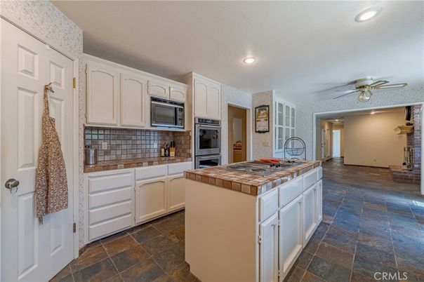 Interior, Kitchen, Recessed Lighting, Tile Countertops