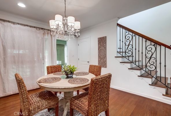 Chandelier, Dining room, Interior, Recessed Lighting, Wood Texture Flooring