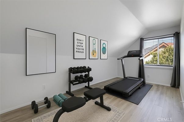 Fitness Equipment, Interior, Wood Texture Flooring
