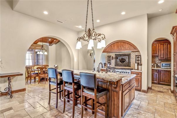 Chandelier, Dining room, Interior, Kitchen, Recessed Lighting