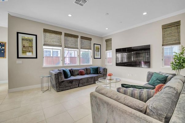 Interior, Living room, Recessed Lighting