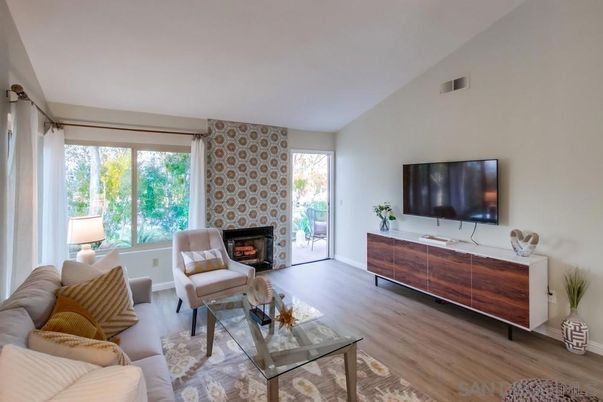 Fireplace, Interior, Living room, Wood Texture Flooring