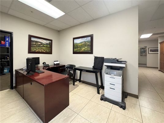 Home Office, Interior, Recessed Lighting