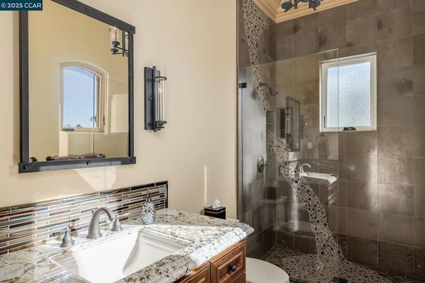 Bathroom, Glass Shower, Interior