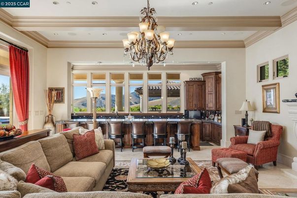 Chandelier, Interior, Living room, Recessed Lighting