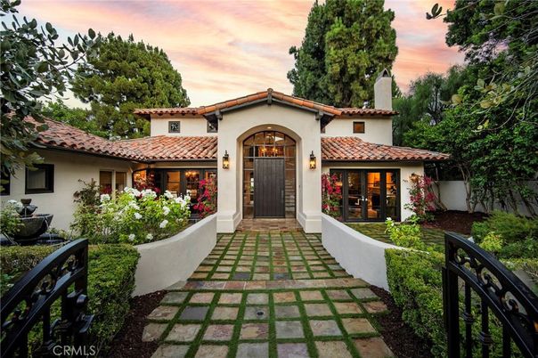 Backyard, Exterior, Facade, Spanish Mediterranean