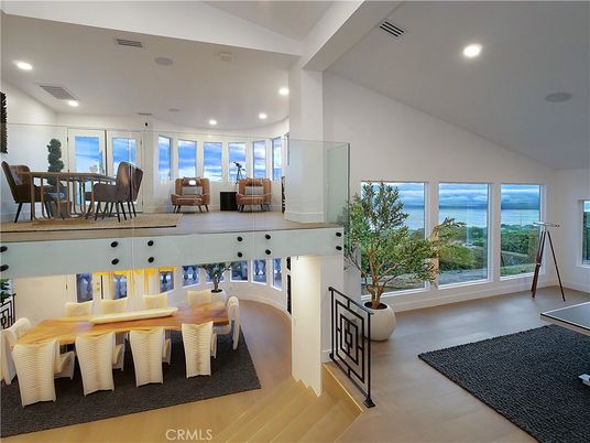 Dining room, Interior, Recessed Lighting, Water