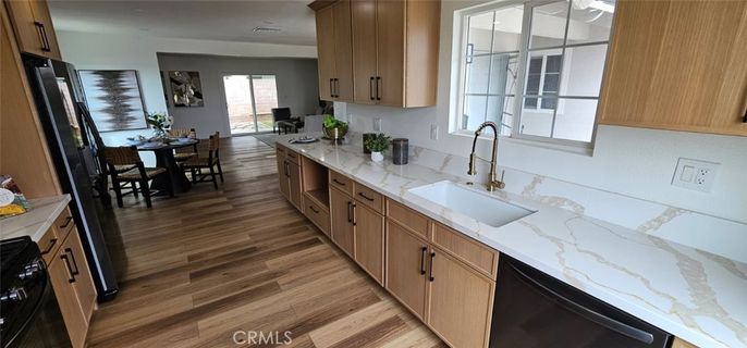 Dining room, Interior, Kitchen, Wood Texture Flooring