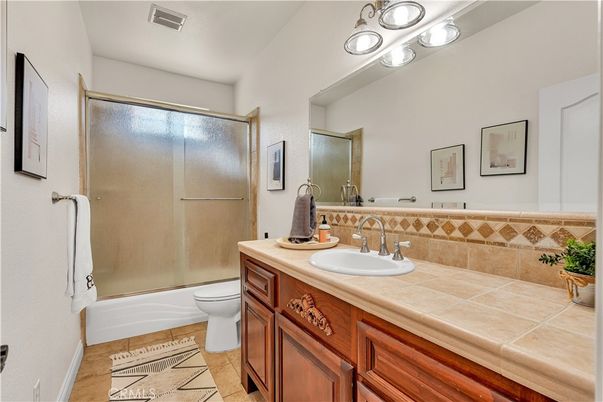 Bathroom, Glass Shower, Interior, Tile Countertops