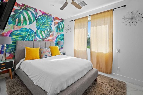 Bedroom, Interior, Marble