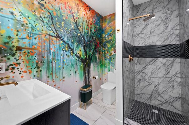 Bathroom, Interior, Marble, Marble Walls