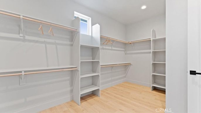 Interior, Recessed Lighting, Walk-in Closets, Wood Texture Flooring