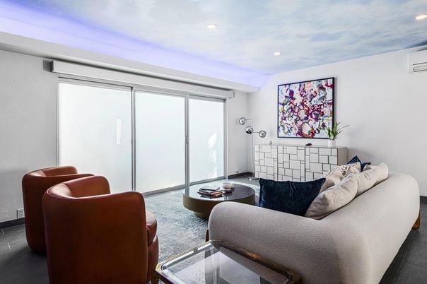 Interior, Living room, Recessed Lighting