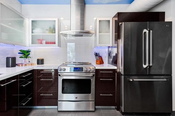 Interior, Kitchen, Stainless Steel Appliances
